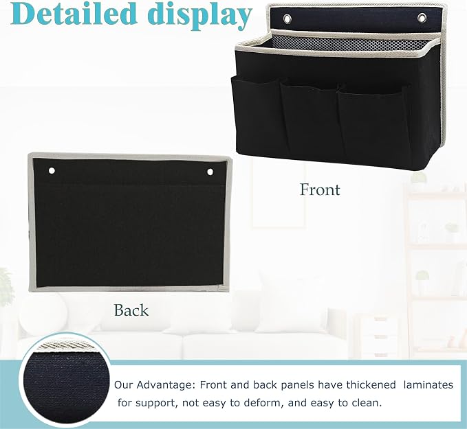 2-Pack Wall Hanging Organizer Bag/Hanging Baskets - Image 4