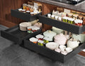 4 Pack Pull Out Cabinet Organizer Expandable Width and Depth, Slide Out Drawers by Seinloes