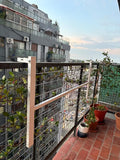 2 in 1 Balcony and Wall Mounted Drying Rack – Aluminum Clothesline by H%C3%B6llsen