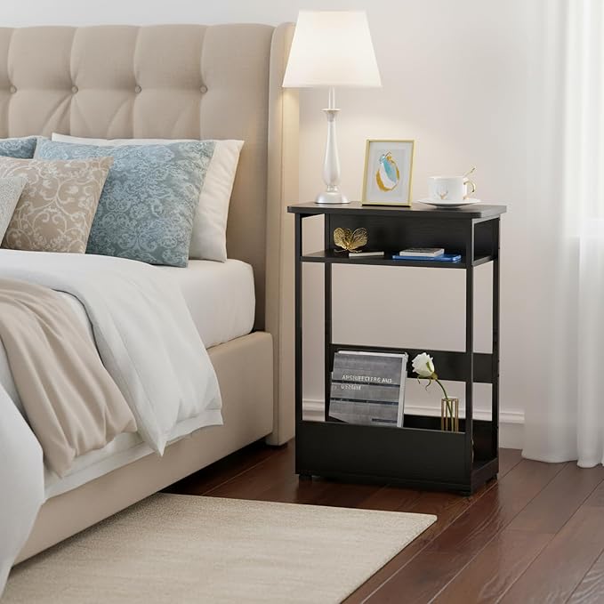 Narrow Side Table, 3-Tier Slim End Table - Image 5