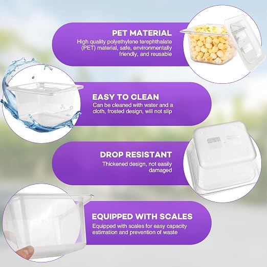VOISEN 12 Pack Plastic Food Pan - Image 4