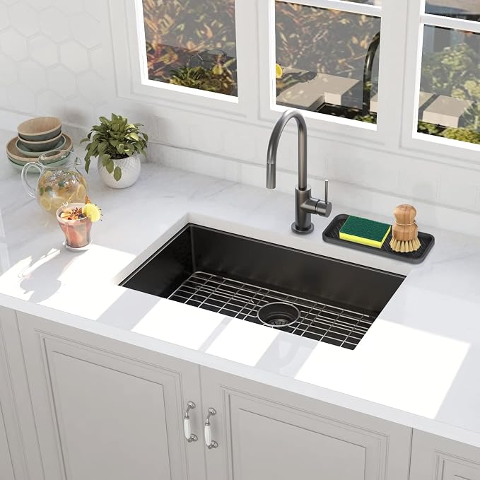 EG-SIPRO Silicone Sponge Holder, Kitchen Sink Organizer Tray Kitchen Soap Tray - Image 6