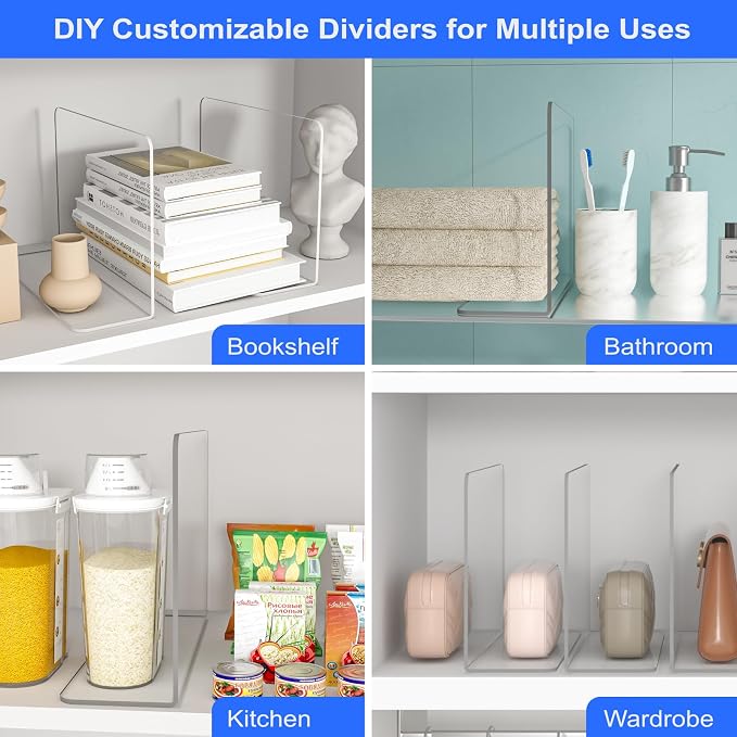 OKPOW Shelf Dividers Closet Organizer - Image 8