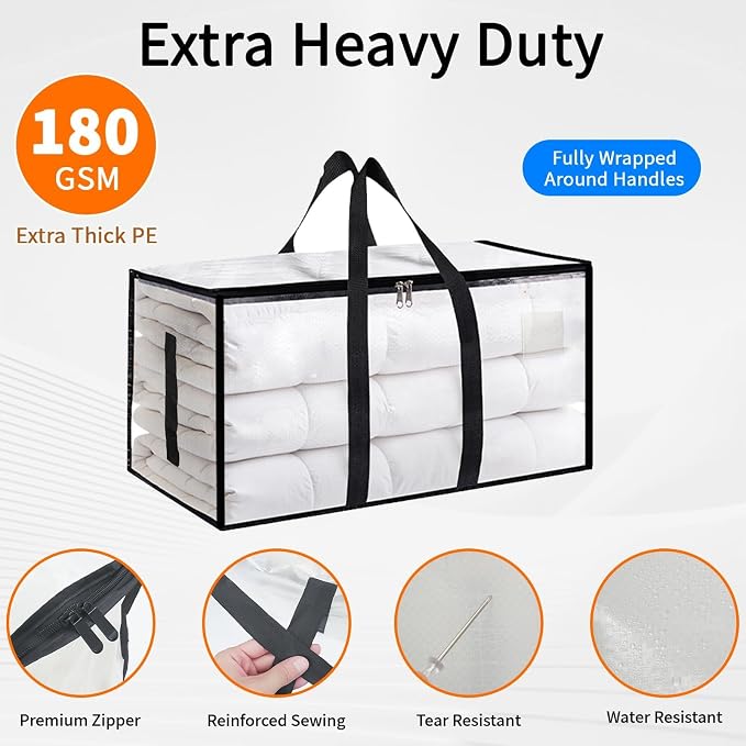 4 Pack-Extra Large Heavy Duty Moving Bags - Image 6