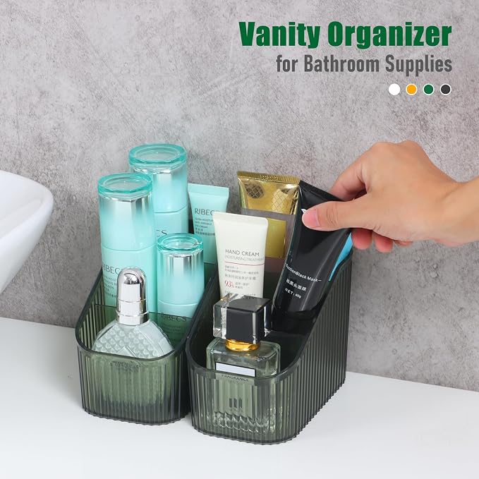 Black Makeup Organizer, Makeup Brush Holder 8 Cups - Image 5