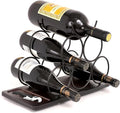 Countertop Wine Rack, Small Wine Rack and Wine Bottle Holder by SCUNDAHOME