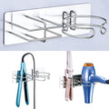 Hair Straightener Holder Hair Dryer Holder Wall Mounted, Blow Dryer and Curling by LOXSUN