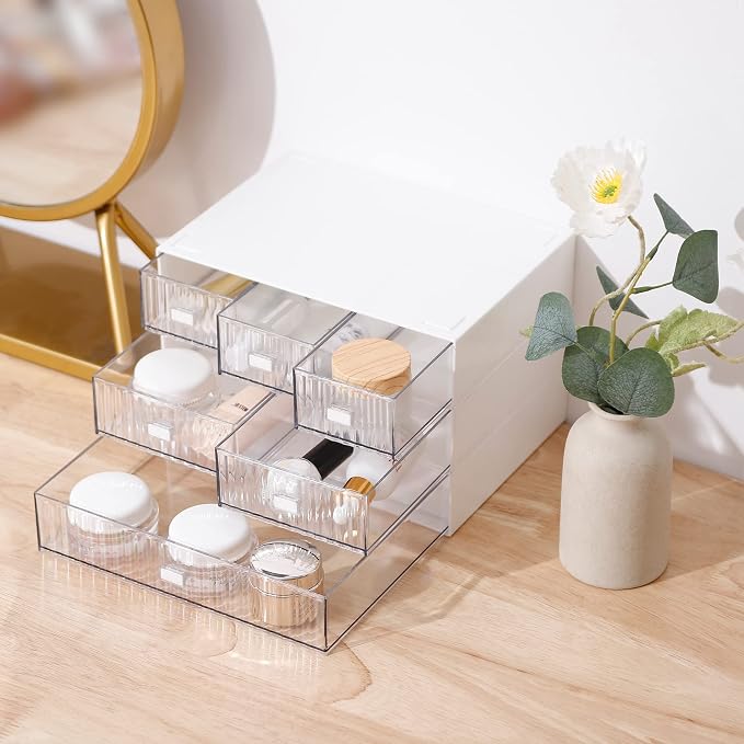Ykpokir Desktop Organizer with Drawers Stackable Storage Stackable Drawers 3 - Image 6