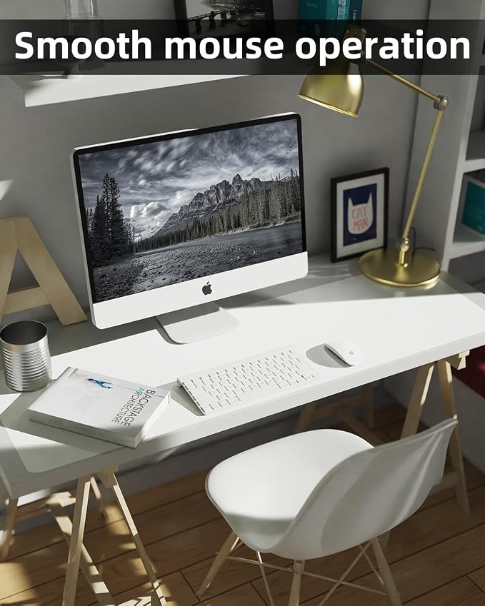 Desk mat Large, Leather Desk Pad Protector, Office Desk Mat, Mouse Pad - Image 4