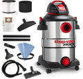 Shop-Vac 12 Gallon 6.0 Peak HP Wet/Dry Vacuum, Stainless Steel Tank, 3 in 1 by Shop-Vac