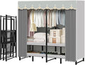 Portable Closet Rack Heavy-Duty Foldable Garment Racks by nawaish