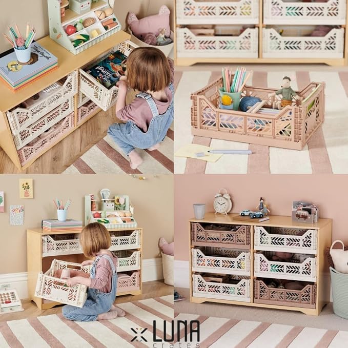 Collapsible Storage Box, Foldable Crate Organizer Bin - Image 4