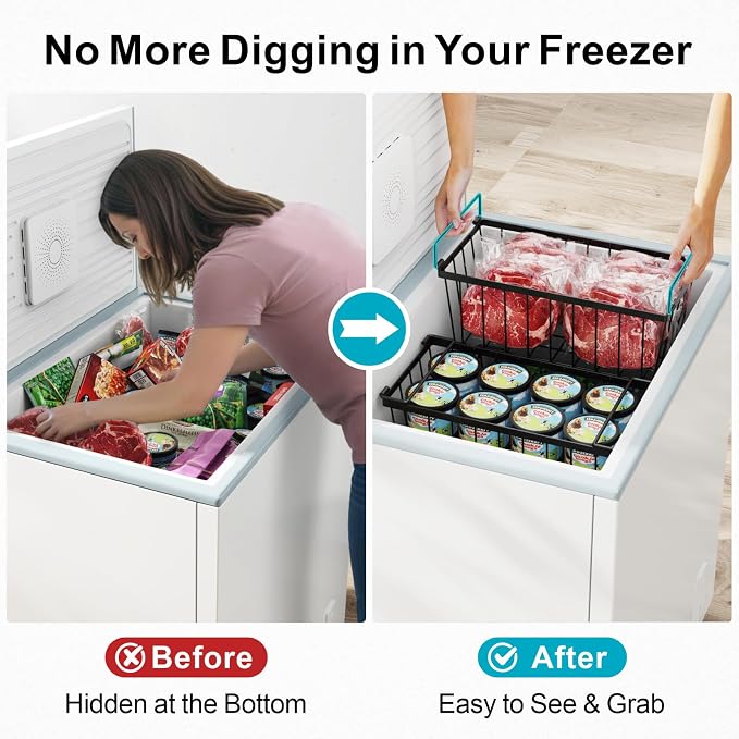 iSPECLE Deep Freezer Organizer Bins - Image 2