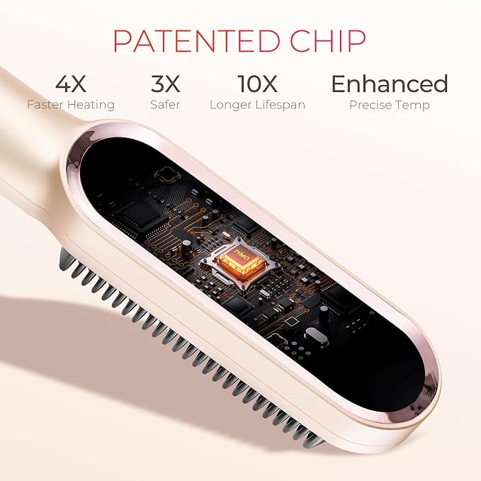TYMO Ring Hair Straightener Brush – Hair Straightening Iron - Image 6