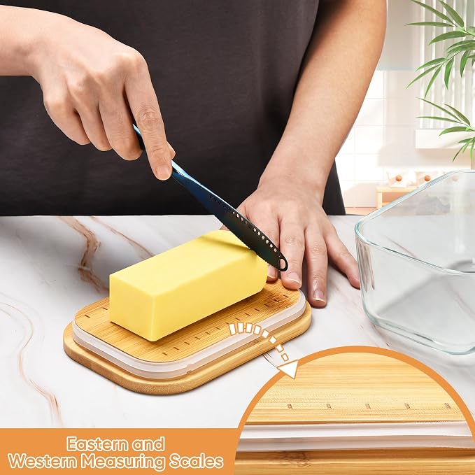 Glass Butter Dish With Sealed Lid - Image 3