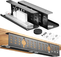 2 Pack Cable Management Under Desk Black, Cinati 32" Large Cable Management Tray by Cinati