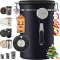 Veken Coffee Canister, 39OZ Large Christmas Coffee Lovers Gift Basket Set by Veken