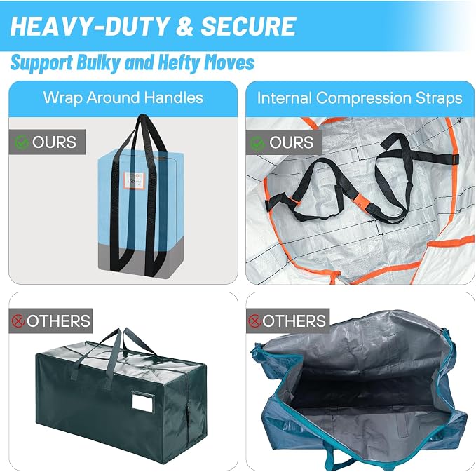 4 Pack Packing Bags for Moving, Storage Bags - Image 3