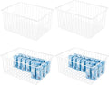 Npro 4 Pack Upright Freezer Organizer Bins by Unknown