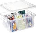 loobuu 17QT Plastic Storage Bins by Loobuu