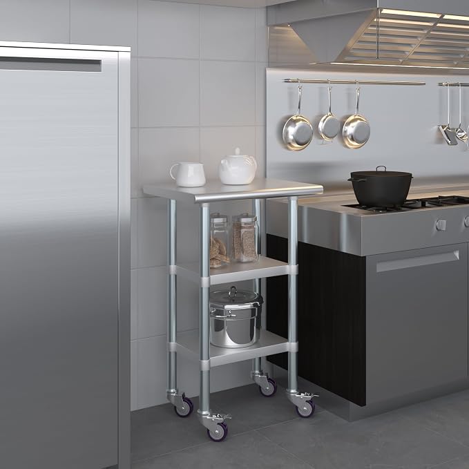 AmGood Stainless Steel Work Table - Image 7