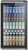 Mini Fridge 130 Can Beverage Refrigerator Cooler, 3.2 Cu.Ft Drink Fridge by Electactic
