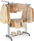 SONGMICS Clothes Drying Rack 3-Tier, Foldable Laundry Drying Rack 58.3-Inch Tall by SONGMICSbySONGMICSHOME