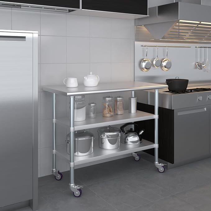 AmGood Stainless Steel Work Table - Image 9