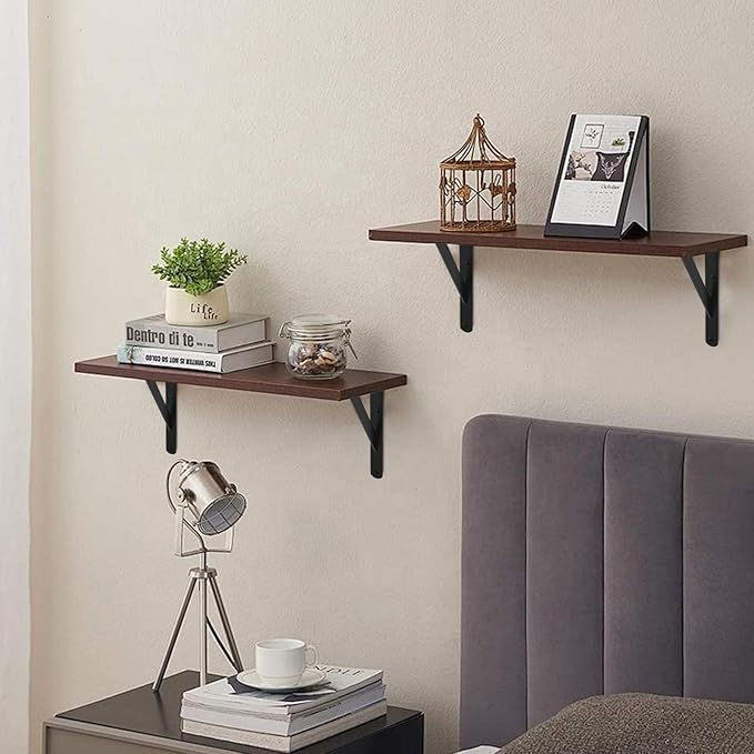 24 Pack L11 x H 8" Black Heavy Duty Shelf Brackets - Image 6
