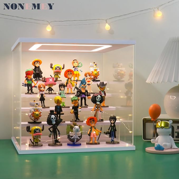 NONEMEY Clear Acrylic Display Case Stand - Image 2