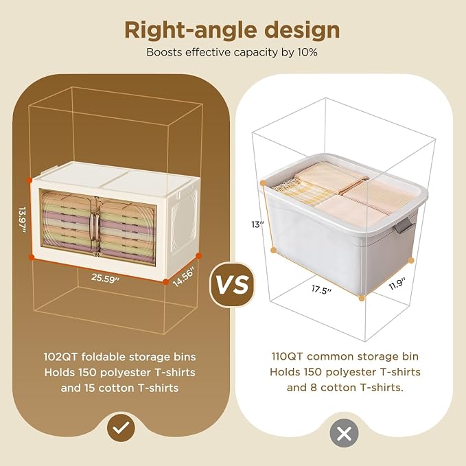 102QT Plastic 4 Tier Storage Bins - Image 6