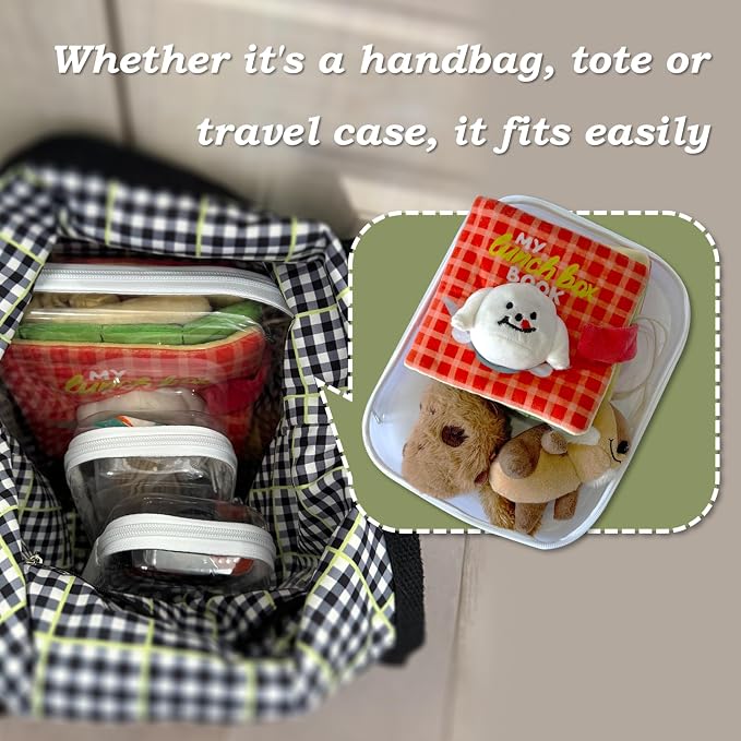 Clear Hard Zipper Case for Storage, Durable Clear Zipper Pouches, Hard Plastic - Image 4