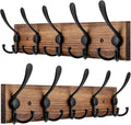 2pcs Coat Rack Wall Mount Wooden Hat Rack by Kuhome