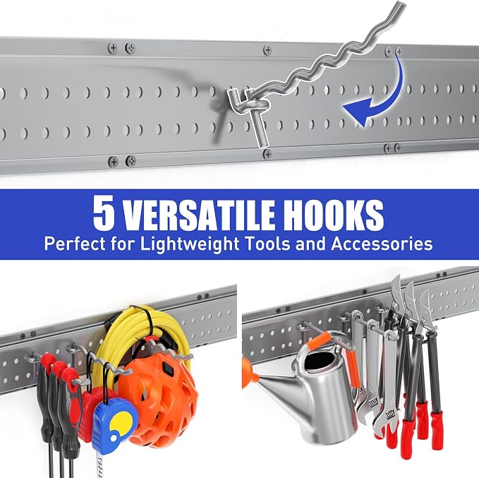 Garage Tool Organizer Wall Mount 48 inches - Image 6