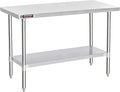 DuraSteel 30x60 Stainless Steel Work Table by DuraSteel