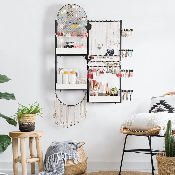 Keebofly Wall Mount Hanging Jewelry Organizer - Image 7