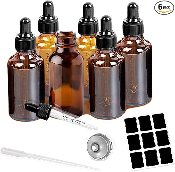 6 Pack 2oz Tincture Bottles by Z-synka