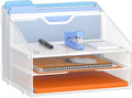 Letter Tray Organizer, Mesh Desk File Organizer by Gawerk