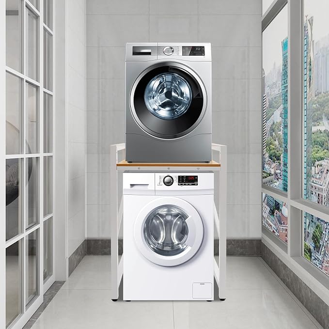 Over The Washer and Dryer Storage Shelf, Height Adjustable Washer Dryer - Image 2