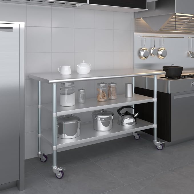 AmGood Stainless Steel Work Table - Image 7