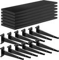 6 Pack GridWall Shelves with Metal Brackets by ALFFUN