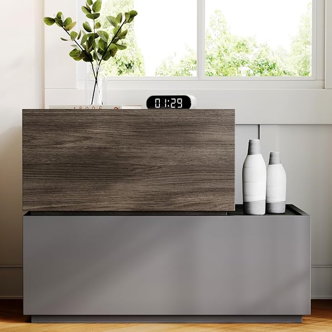 Modern Nightstand Stackable Storage Drawers, Modular Bedroom Furniture Set - Image 3