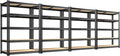 72.12" H Garage Shelving, Storage Shelves Load 2100LBS, 5-Tier Adjustable by Durayloly