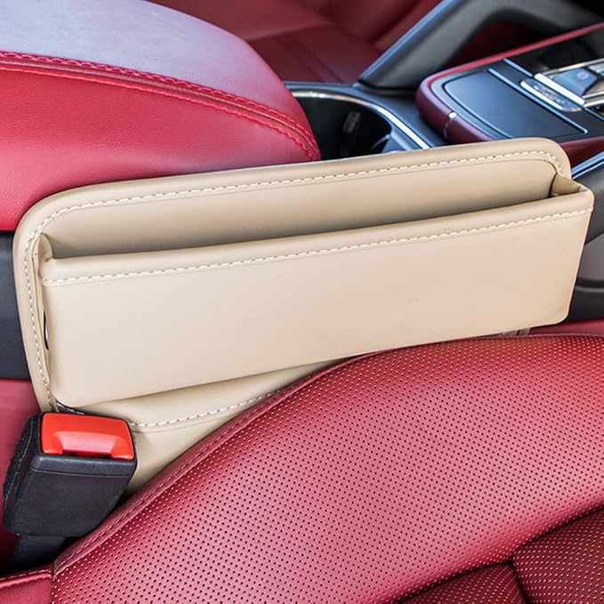 Riloer Car Organizers for Gap Leather Waterproof Car Seat Gap Fillers for Cars - Image 8