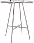 Econoco 42-Inch Folding Round Garment Rack, Adjustable 46–66″ Height Retail by Econoco