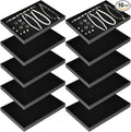 10 Pcs Velvet Stackable Jewelry Tray Showcase Display Jewelry Organizer Tray by Unknown