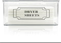 SSTATES Clear Acrylic Dryer Sheets Holder, Flip-top Laundry Pods Container by SSTATESS