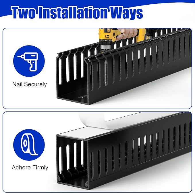 99in Professional Server Rack Cable Management Raceway, H2.4in x W2in Large - Image 3