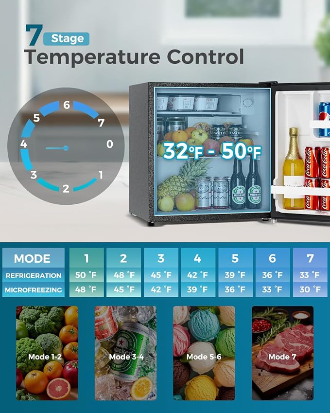 Mini Fridge with Freezer - Image 3