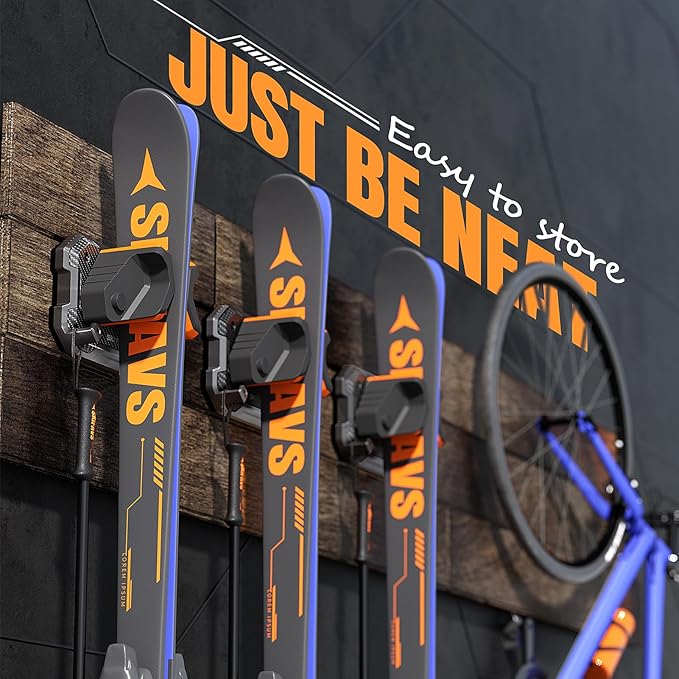 Ski & Snowboard Wall Rack for Garage - Image 3